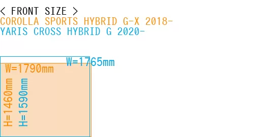 #COROLLA SPORTS HYBRID G-X 2018- + YARIS CROSS HYBRID G 2020-